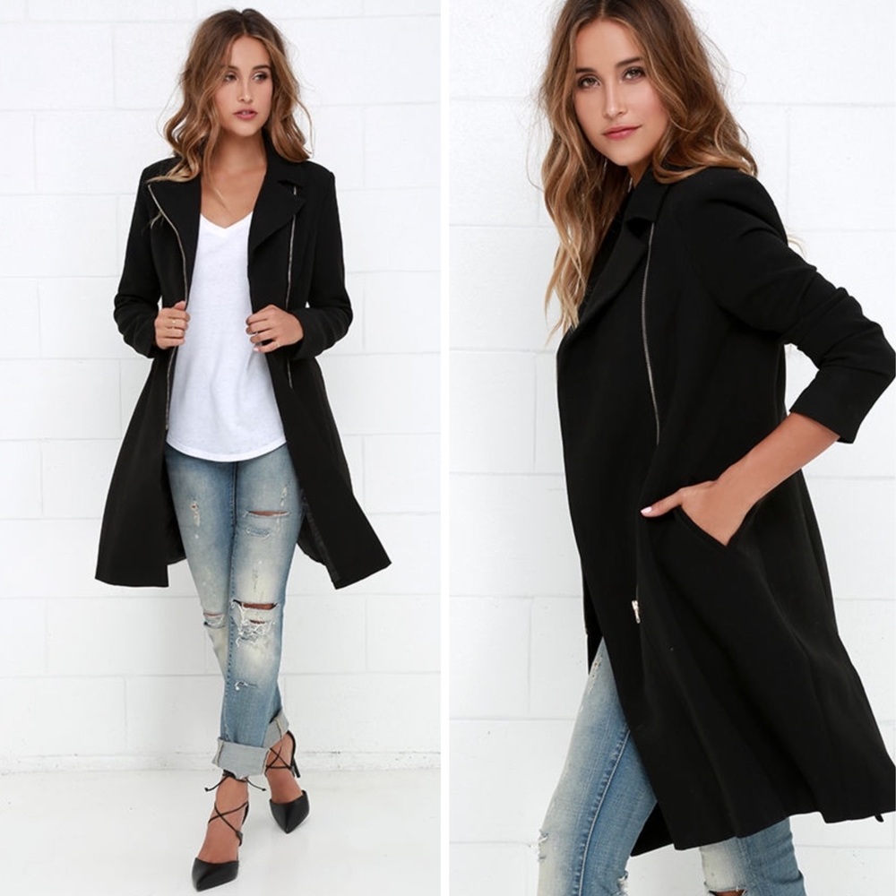 H&M Zip-up Trench Coat